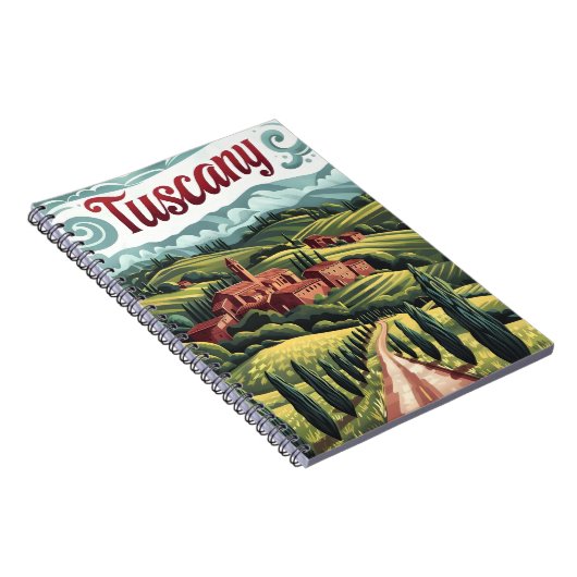 Toscaanse vintage notitieboek (Rechterzijde)