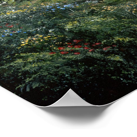 Toscaanse wijnbouw en dorp poster (Hoek)