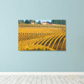 Toscaanse zwarte Walnut Inn boven de Canvas Afdruk (Insitu (Houten vloer))