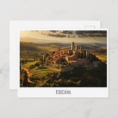 Toscana, Italië briefkaart (Voorkant / Achterkant)