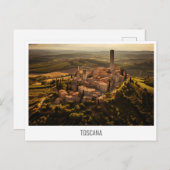 Toscana, Italië briefkaart (Voorkant / Achterkant)
