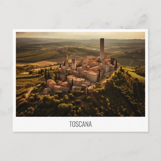 Toscana, Italië briefkaart (Voorkant)