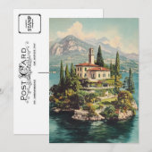 Toscana Vintage Travel Briefkaart (Voorkant / Achterkant)