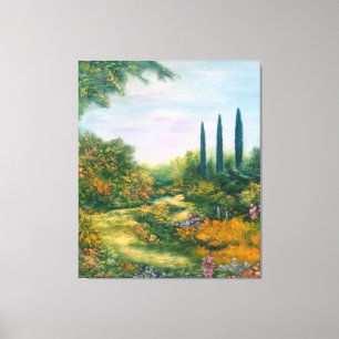 Toscane Atmosphere 1996 Canvas Afdruk