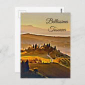 *~* Toscane - Bellissima Toscana Italiaanse taal Briefkaart (Voorkant / Achterkant)
