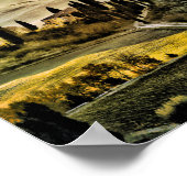 *~* Toscane. Bellissima Toscana Italiaanse taal Poster (Hoek)