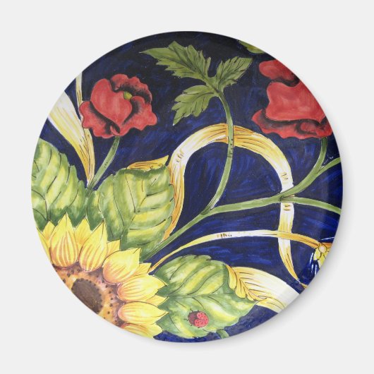 Toscane Bloemen 2 MAGNEET (Voorkant)