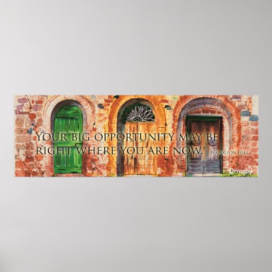 Toscane Deuren poster (Voorkant)