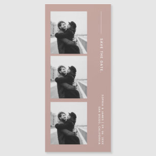 Toscane fotostrip bruiloft Magnetische Save The Da