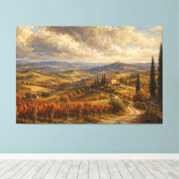 Toscane herfst landschapschilderkunst