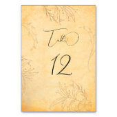 Toscane Herfst Textuur Tracery Kaart (Voorkant)