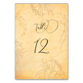 Toscane Herfst Textuur Tracery Kaart (Achterkant)