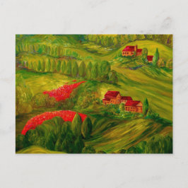 Toscane in Dawn Briefkaart