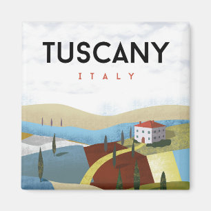Toscane italiaanse reisweg Magnet Magneet
