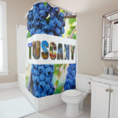 Toscane Italiaanse wijnbouw Toscaanse reisfoto's Douchegordijn (In situ)
