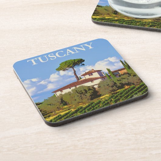 Toscane Italie Affiche Dessous de Verre (Côté gauche)