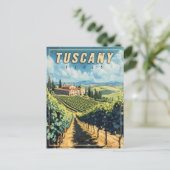  Toscane Italië Briefkaart (Staand voorkant)