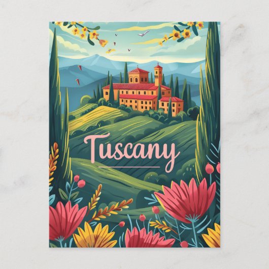 Toscane Italië Briefkaart (Voorkant)