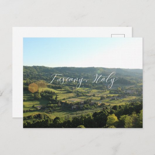 Toscane, Italie Carte postale (Devant / Derrière)