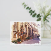 Toscane. Italië. Cortona. Briefkaart (Staand voorkant)