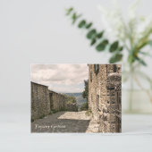 Toscane. Italië. Cortona Briefkaart (Staand voorkant)