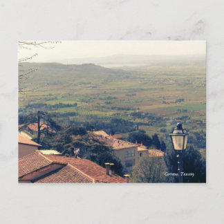 Toscane. Italië. Cortona Briefkaart