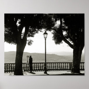 Toscane. Italië. Cortona Poster