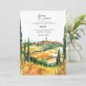 Toscane Italie Invitation destination Mariage (Debout devant)