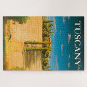Toscane Italië — Italiaans reisbureau Legpuzzel (Horizontaal)