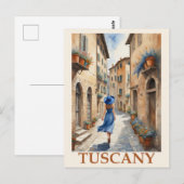  Toscane Italië Italiaans Reizen Briefkaart (Voorkant / Achterkant)