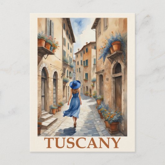 Toscane Italië Italiaans Reizen Briefkaart (Voorkant)