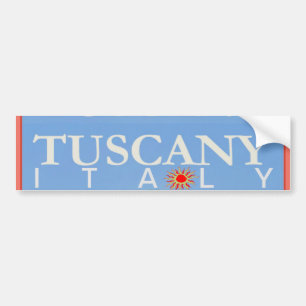 Toscane Italië Poster Bumpersticker