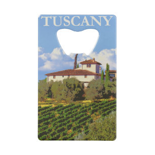Toscane Italië Poster Kredietkaart Flessenopener