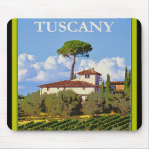 Toscane Italië Poster Muismat