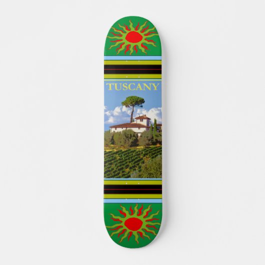 Toscane Italie Poster Skateboard (Devant)