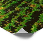 Toscane, Italie Poster Vintage voyage (Coin)