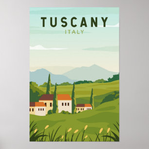 Toscane Italië Reis Kunst Poster