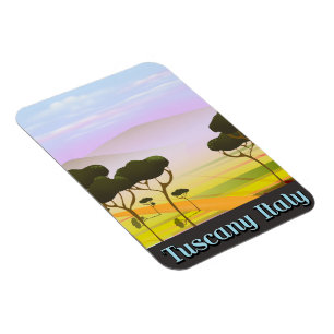 Toscane Italië reis landschap. Magneet