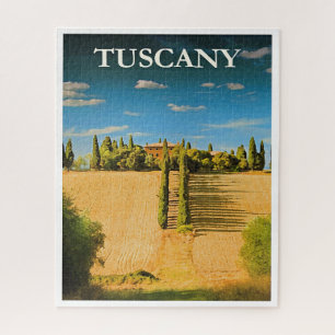 Toscane, Italië reisposter Legpuzzel