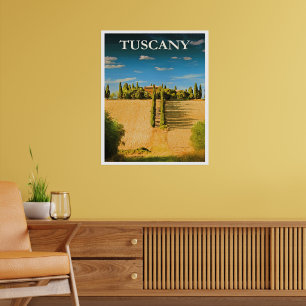 Toscane, Italië reisposter Poster