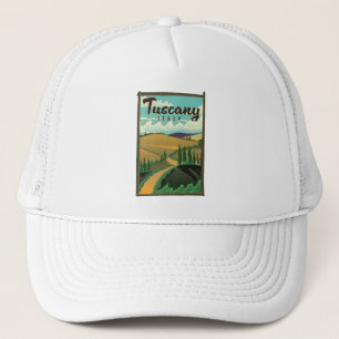 Toscane Italië reisposter Trucker Pet