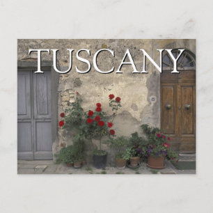 Toscane, Italië Toscaanse deur Gefeliciteerd Briefkaart