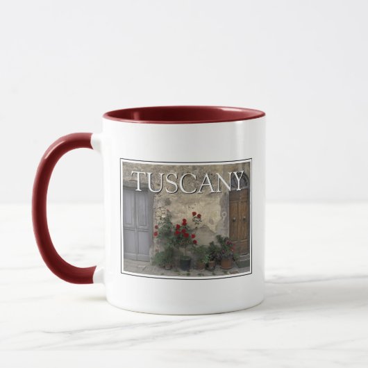 Toscane, Italië | Toscaanse deur Mok (Links)