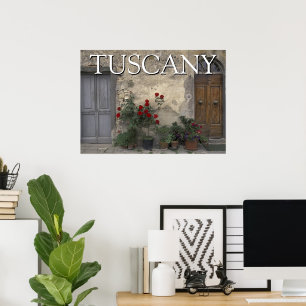 Toscane, Italië   Toscaanse deur Poster