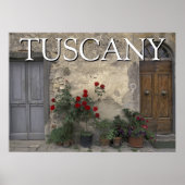 Toscane, Italië | Toscaanse Deuropening Poster (Voorkant)