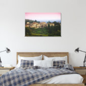 Toscane Italië Waterverf Effect Stretched Canvas (Insitu (Slaapkamer))