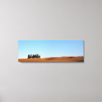 Toscane landschap met cipressen panorama canvas