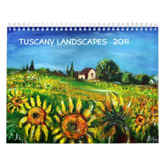TOSCANE LANDSCHAPPEN COLLECTIE 2017 KALENDER (Hoes)