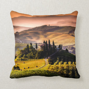 Toscane, landschapsfoto van Italië Kussen