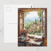 Toscane Landschapsschilderij | Italië Reizen | Kun Briefkaart (Voorkant / Achterkant)